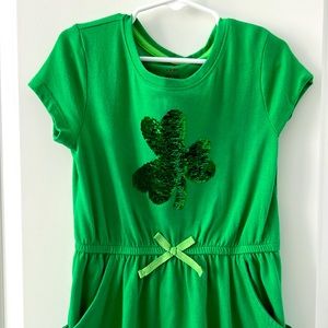 St. Patrick’s Day Sequin Shamrock Dress